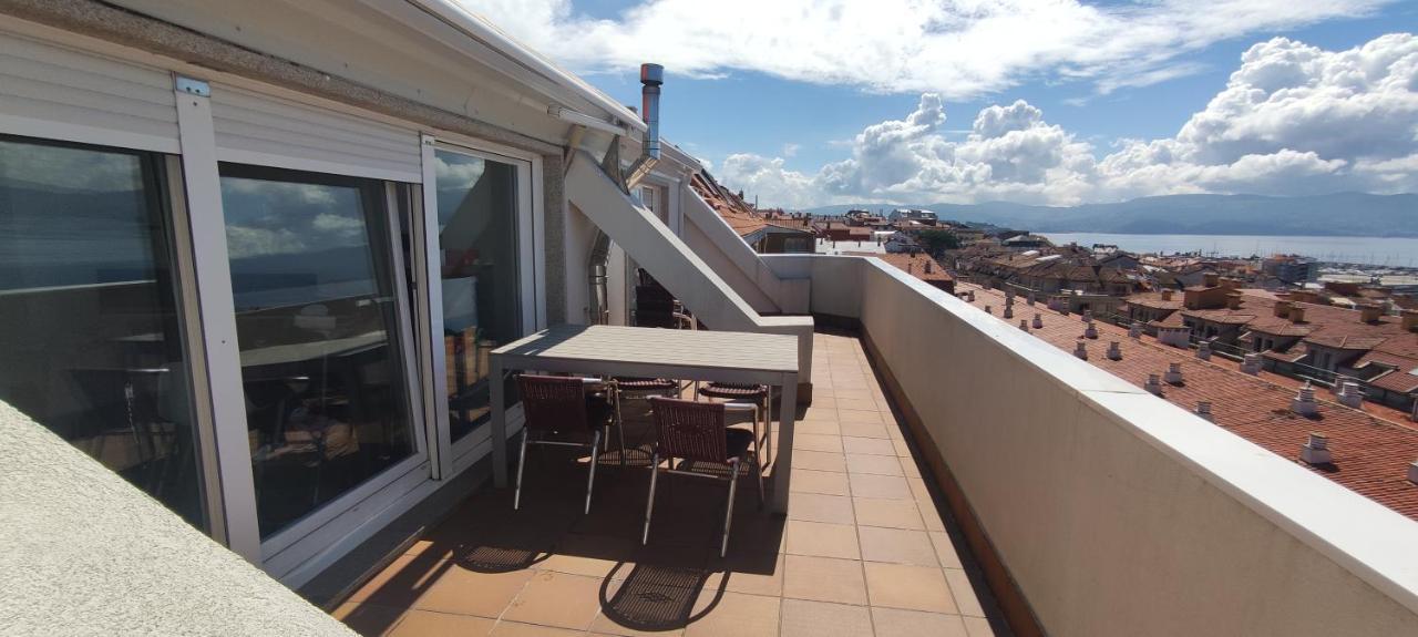 Atico Con Amplia Terraza Y Espectaculares Vistas Apartment Sanxenxo Exterior photo